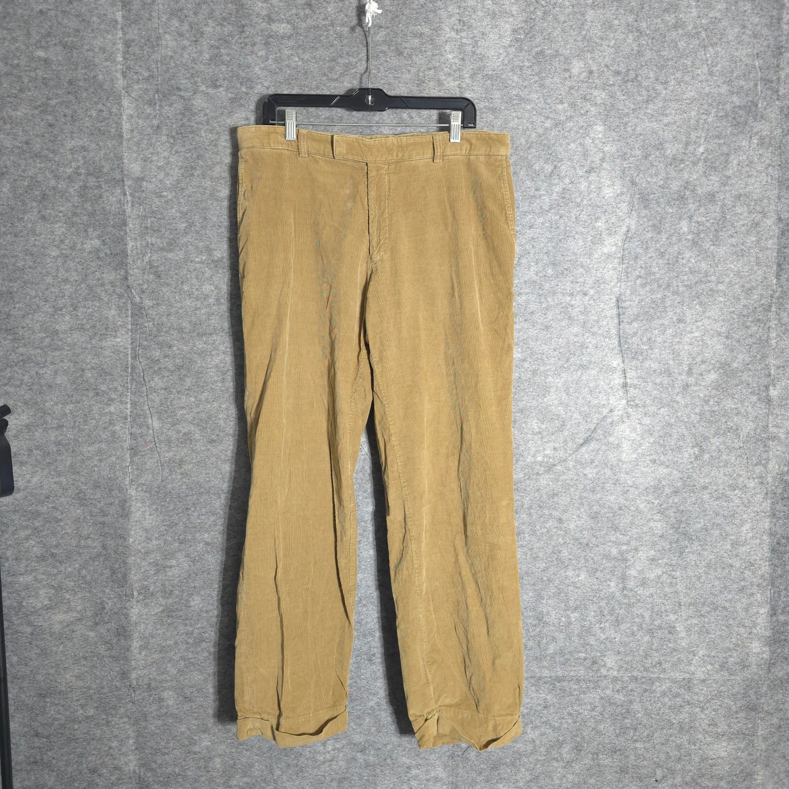 Hugo Boss Chuck Mens 36x28 Tan Corduroy Straight Leg Trousers 53663 Brown Pants